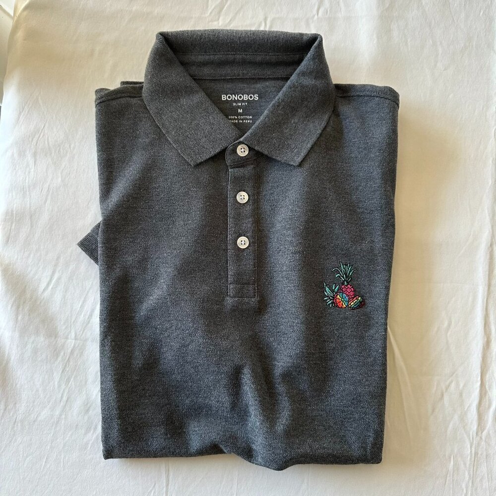 Bonobos Cotton Polo Pineapple